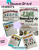 7 Elements of Art Packet/Resources/practice sheets!