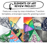 7 Elements of Art Review Art Project with Slideshow, Examp