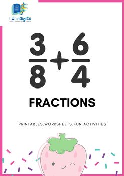Preview of Fractions - Interesting printable compatible for Distance/ Classroom learning