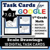 7.G.1 Digital Task Cards, Scale Drawings of Geometric Figu