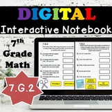 7.G.2 Interactive Notebook, Geometric Shapes with Given Co