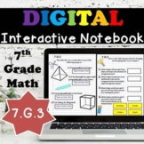7.G.3 Interactive Notebook, 3D Figures and their Cross-Sec