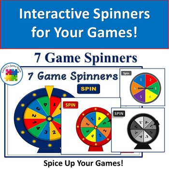 Preview of 7 Game SPINNERS for PowerPoint