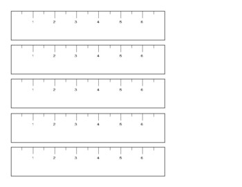 7 inch printable rulers by anyone can math teachers pay teachers