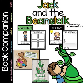 Preview of Jack and the Beanstalk Companion, story elements, retelling