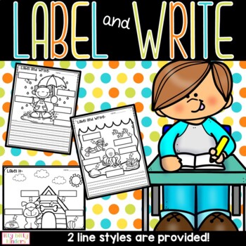 Preview of Labeling Activities, Label and Write, Writing Centers