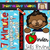 Kindergarten Back to School - 7 Minute Whiteboard Videos