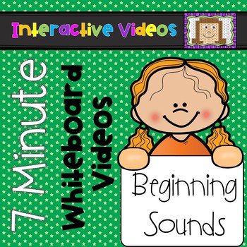 Preview of 7 Minute Whiteboard Videos - Beginning Sounds