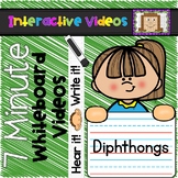 7 Minute Whiteboard Videos - Diphthongs