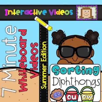 Preview of 7 Minute Whiteboard Videos - Diphthongs