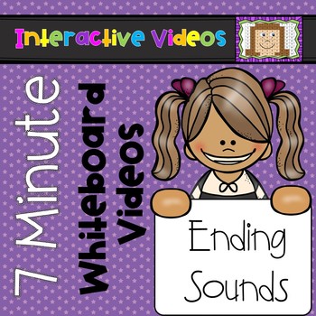Preview of 7 Minute Whiteboard Videos - Ending Sounds