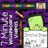 7 Minute Whiteboard Videos - Halloween Directed Drawing an