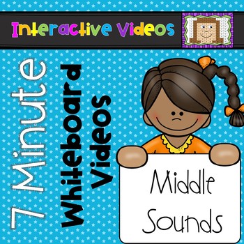 Preview of 7 Minute Whiteboard Videos - Middle Sounds