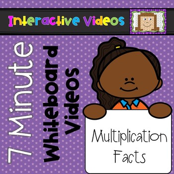 Preview of 7 Minute Whiteboard Videos - Multiplication Facts