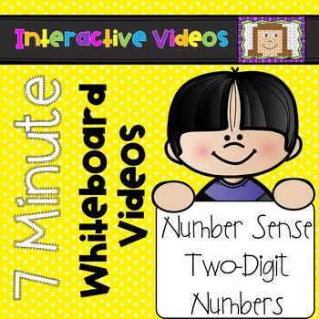 Preview of 7 Minute Whiteboard Videos - Number Sense Two-Digit Numbers
