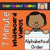 7 Minute Whiteboard Videos - Alphabetical Order