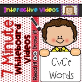 7 Minute Whiteboard Videos - READ IT!  DRAW IT!  CvCe Words