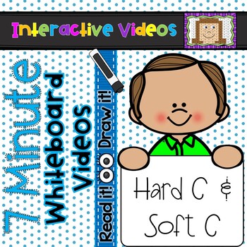 Preview of 7 Minute Whiteboard Videos - READ IT!  DRAW IT!  Hard and Soft C