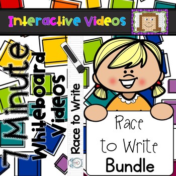 Preview of 7 Minute Whiteboard Videos - Race to Write Bundle