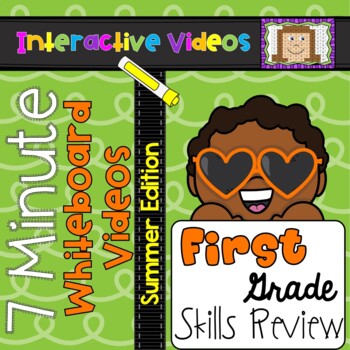 Preview of 7 Minute Whiteboard Videos - Summer First Grade Review