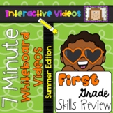 7 Minute Whiteboard Videos - Summer First Grade Review