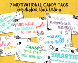 7 Motivational Candy Treat Tags for State Testing, Assessm