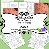 7NS Absolute Value- Distance between two points-Word Probl