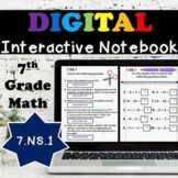 7.NS.1 Interactive Notebook, Adding & Subtracting Rational
