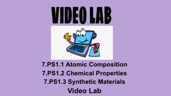 Preview of 7.PS1.1, 7.PS1.2, 7.PS1.3 Polymers Video Lab Activity OAS NGSS