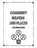 7 Page Coloring Book - Community Helpers and Places
