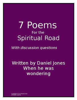 Preview of 7 Poems for the Spiritual Road- w/ Discussion Questions