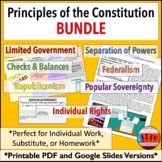 7 Principles of the Constitution : Government Activities