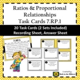 7.RP.1 Task Cards, Unit Rates with Complex Fractions Task Cards
