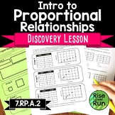 Proportional Relationships Intro Activity & Practice