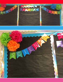 Editable Banners Rainbow Classroom Decor Theme 7 Styles | TpT