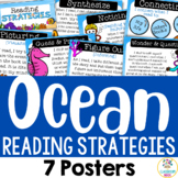 Ocean Theme: Reading Comprehension Strategy Posters (Bulle