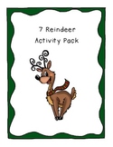 7 Reindeer Book and Activity pack