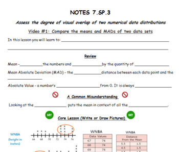 Preview of 7.SP.3 Guided Notes
