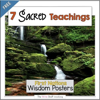 Preview of 7 Sacred Teachings Free Poster Set | First Nations | Indigenous