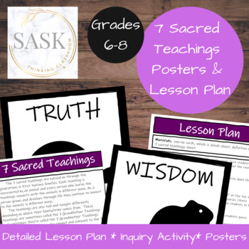 Preview of 7 Sacred Teachings Posters & Lesson