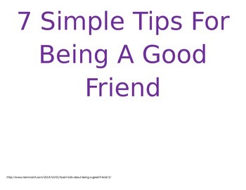 Preview of 7 Simple Tips For Being A Good Friend
