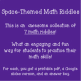 7 Space-Themed Math Riddles