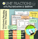 7 Story Problems with Unit Fractions and Crossword Clues