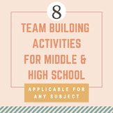 7 Team Building Activities for Middle or High School; perf