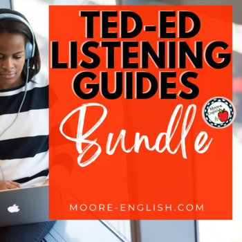 Preview of 10 Ted-Ed Listening Guides for Language Arts / Print + Digital / Google Ready