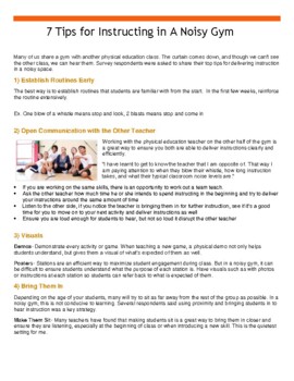 7 Ways to Include Students in Physical Education – Partners