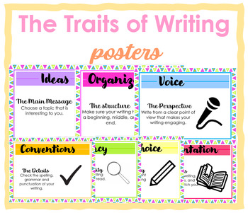 Preview of 7 Traits of Writing Posters