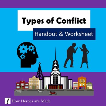 Preview of 7 Types of Conflict: Handout, Worksheet, Exercise - Distance Learning