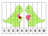 7 Valentines Number Order Puzzles {FREEBIE}