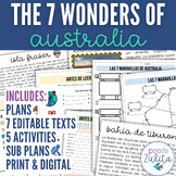 7 Wonders of Australia Spanish Culture & Geography Reading
